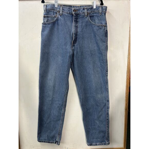 Vintage Levis 505 Jeans Mens 36X30 (34X29) Skater Orange Tab Y2K Straight Grunge - Picture 1 of 14